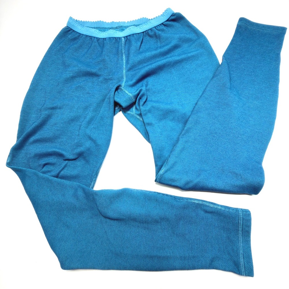 Patagonia Capilene Midweight Baselayer Pants Women's Small Blue Thermal Leggings